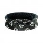 CAMA OVAL "JIMMY" PRETO - 45X35CM
