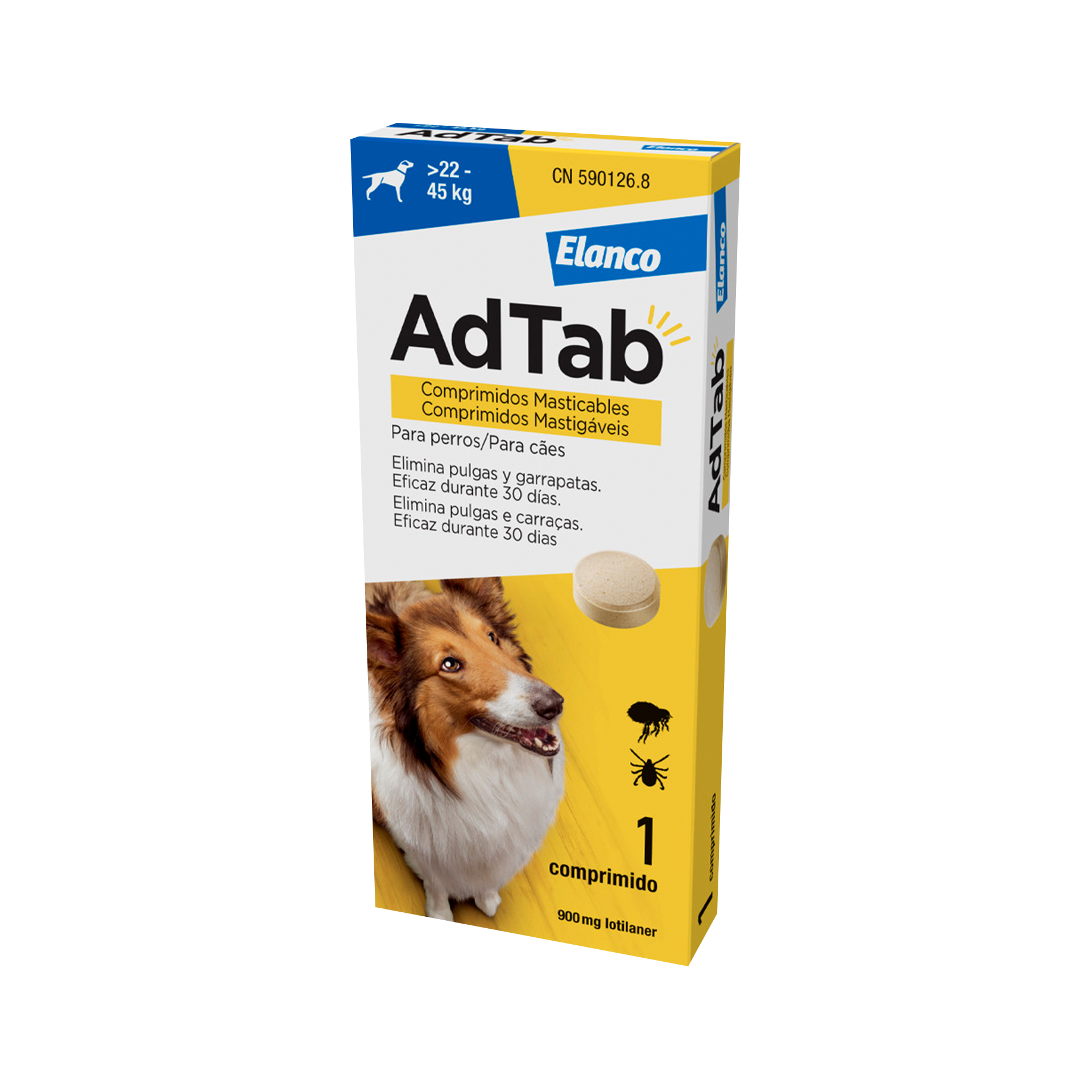 ADTAB CAO 900MG 22-45KG - 1COMP