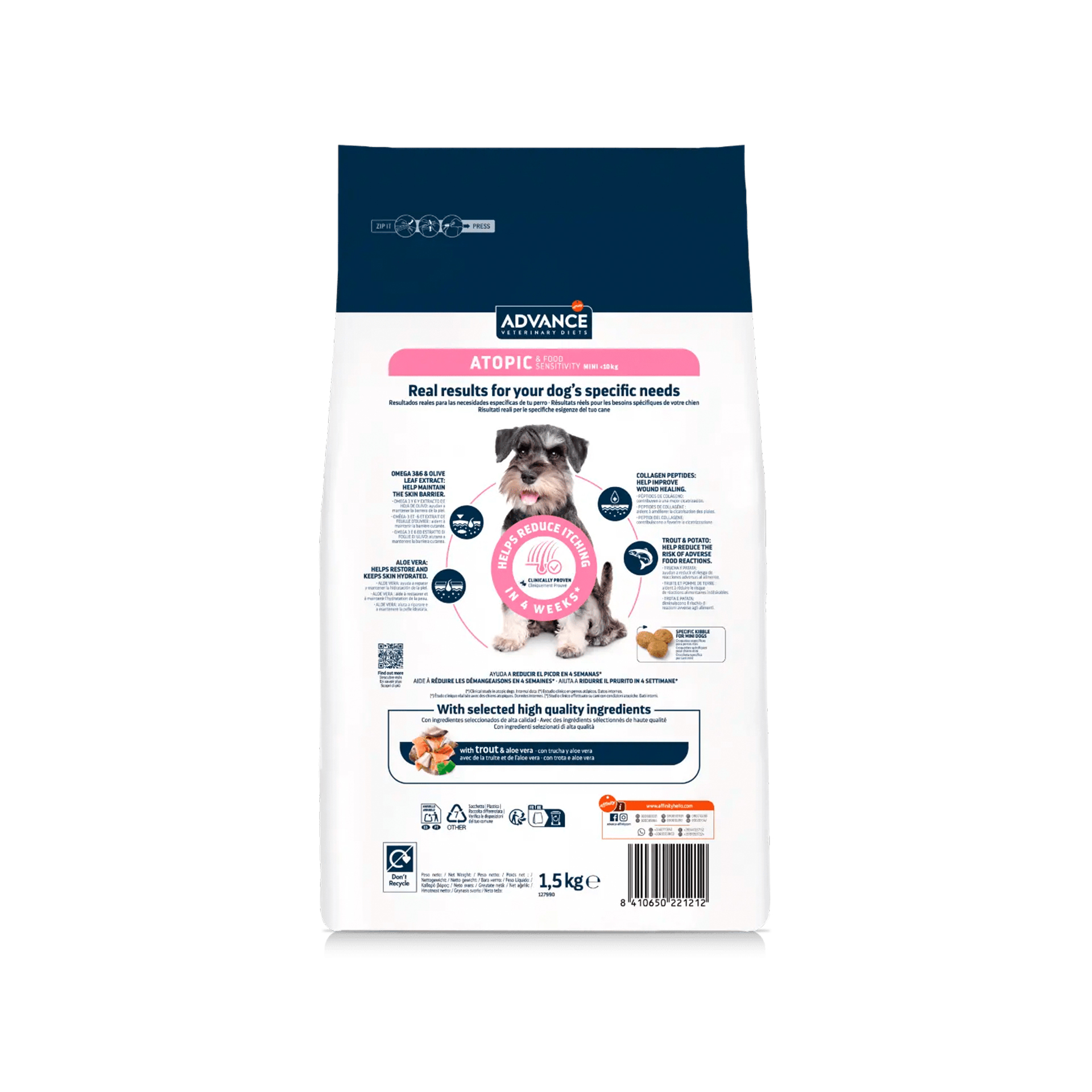 ADVANCE VET CAO DERMA CARE (ATOPIC) MINI - 1.5KG