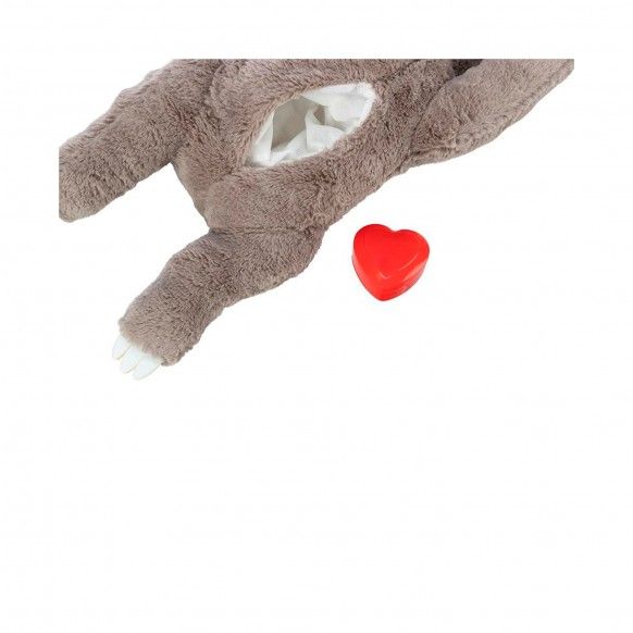 PREGUIA C/ CORAAO PELUCHE - 34CM