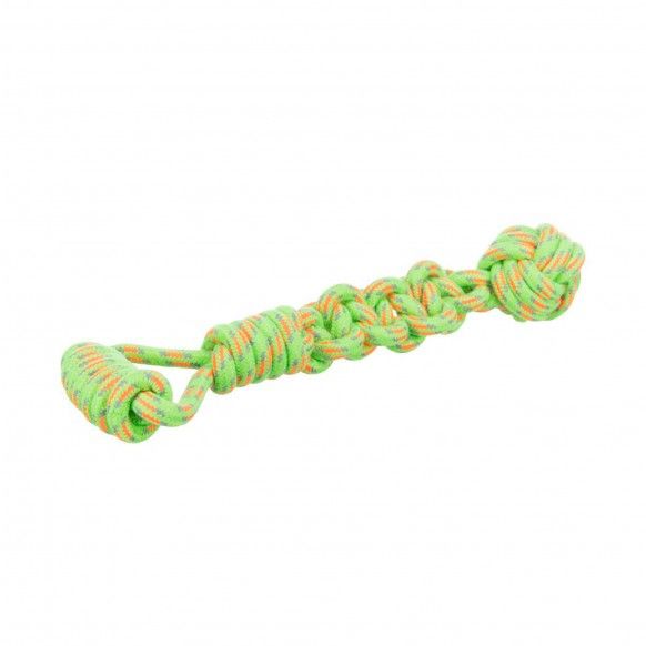CORDA C/ PEGA E BOLA EM ALGODAO/POLIESTER - 38CM