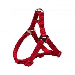 PEITORAL STEP-IN "PREMIUM" S 15MM VERMELHO 40-50CM