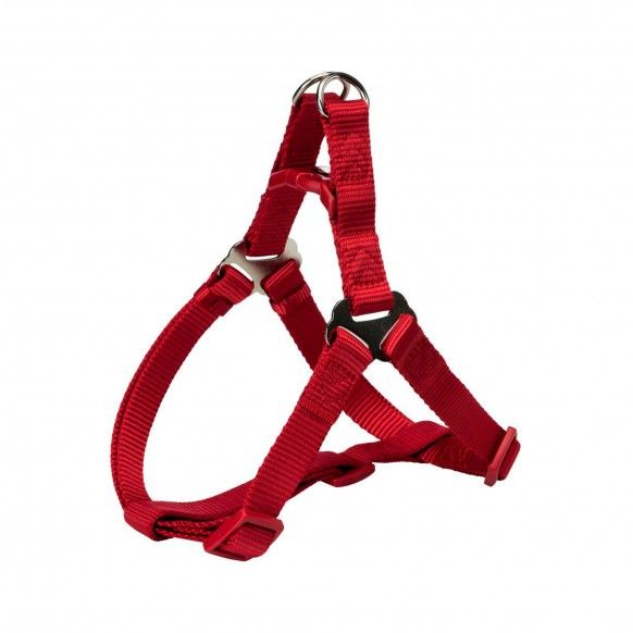 PEITORAL STEP-IN "PREMIUM" S 15MM VERMELHO 40-50CM