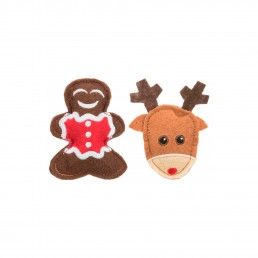 FIGURAS DE NATAL COM ERVA-GATEIRA - 2UN