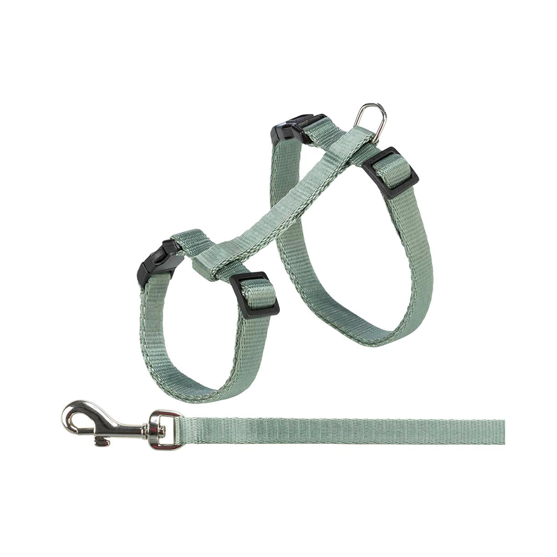 PEITORAL COM TRELA PARA GATO 10MM - 27-45CM