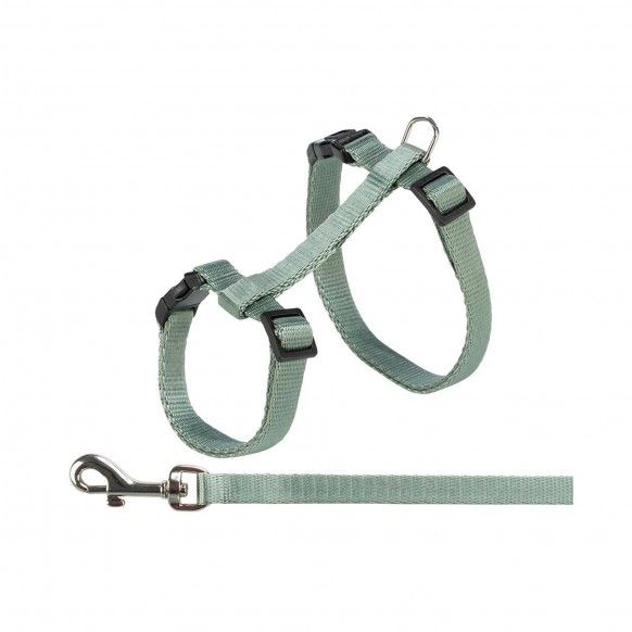PEITORAL COM TRELA PARA GATO 10MM - 27-45CM