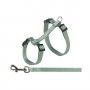 PEITORAL COM TRELA PARA GATO 10MM - 27-45CM PEITORAL COM TRELA PARA GATO 10MM - 27-45CM