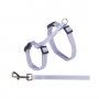PEITORAL COM TRELA PARA GATO 10MM - 27-45CM PEITORAL COM TRELA PARA GATO 10MM - 27-45CM