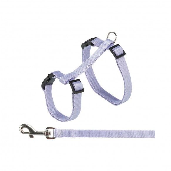 PEITORAL COM TRELA PARA GATO 10MM - 27-45CM