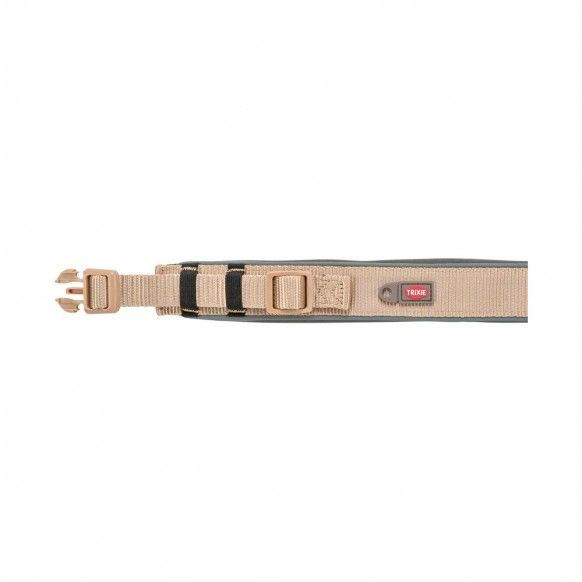 COLEIRA "PREMIUM" EXTRA LARGA S-M 35MM BEJE 33-42CM