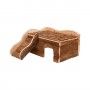 CASA "INEKE" MADEIRA NATURAL - 30X16X32CM