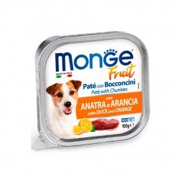 MONGE FRESH PATE CAO PATO E LARANJA - 100GR