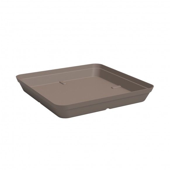 PRATO CAPRI QUADRADO 35CM TORTORA