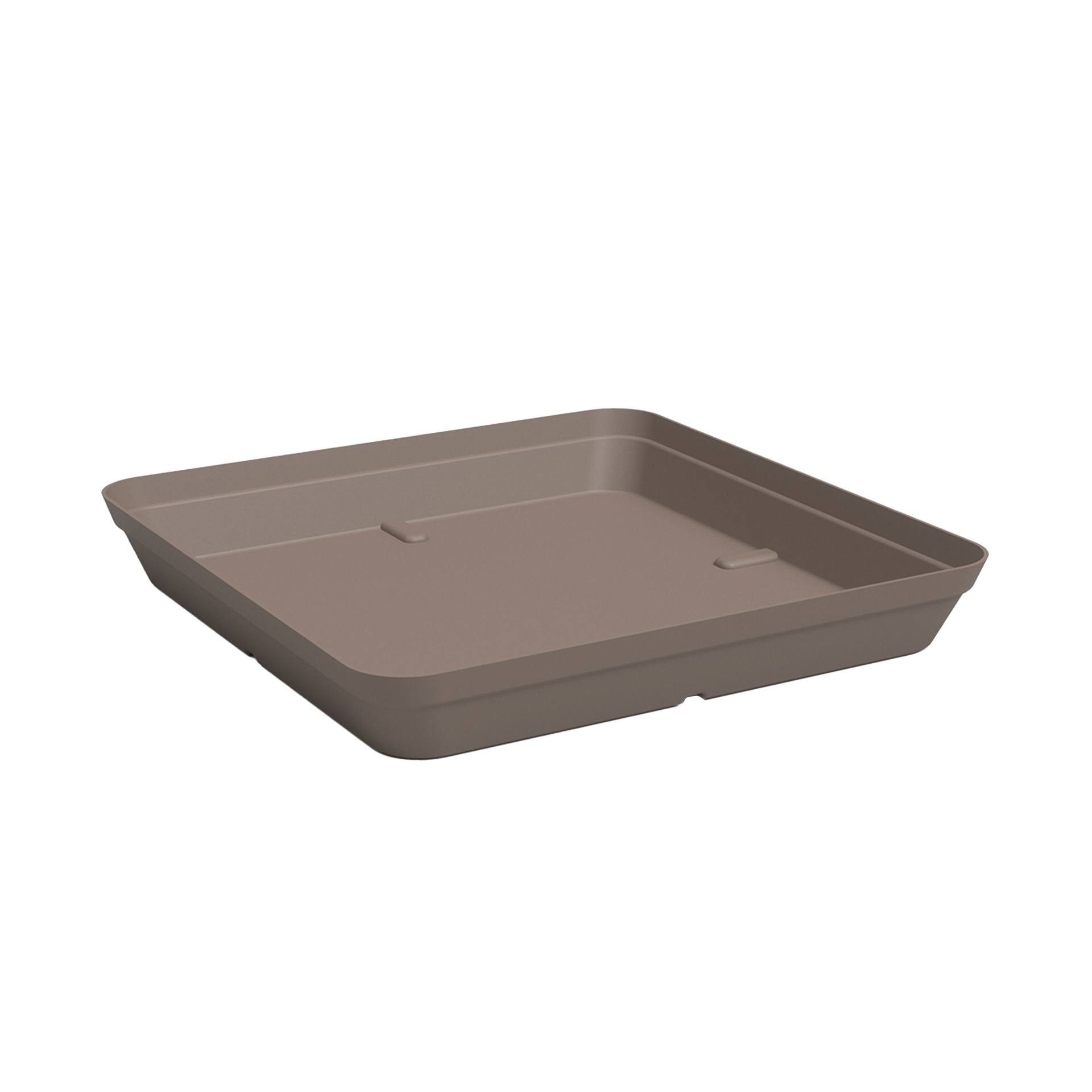 PRATO CAPRI QUADRADO 35CM TORTORA