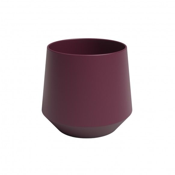 VASO AURORA 14CM BORDO