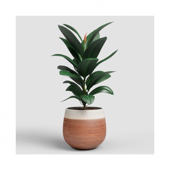VASO ANTHEIA 20CM TERRACOTA
