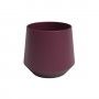 VASO AURORA 14CM BORDO