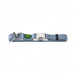 COLEIRA ALU-FORTE AZUL CELESTE 25MM -  40-65CM