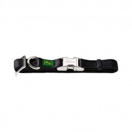 COLEIRA ALU-FORTE PRETA 25MM - 40-65CM