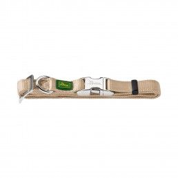 COLEIRA ALU-FORTE BEJE 25MM - 40-65CM