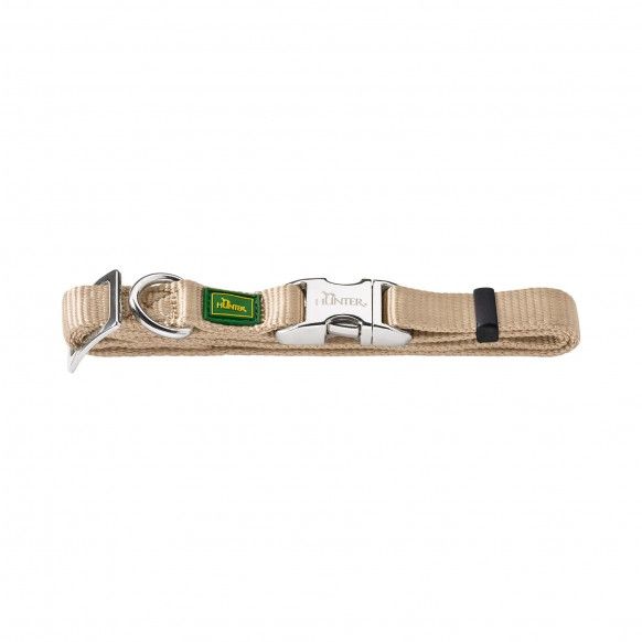 COLEIRA ALU-FORTE BEJE 25MM - 40-65CM