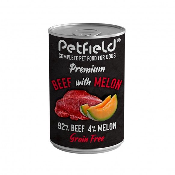 PETFIELD WETFOOD BEEF & MELON - 400GR PETFIELD WETFOOD BEEF & MELON - 400GR