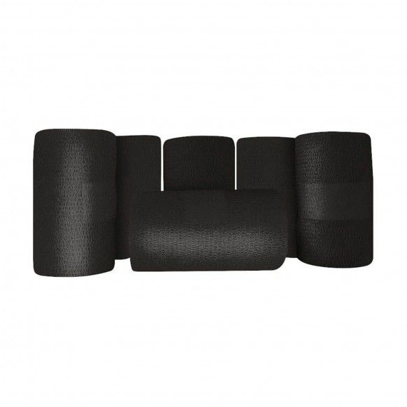 LIGADURA COMPRESSAO ADERENTE PRETO - 10CMX2.5MT