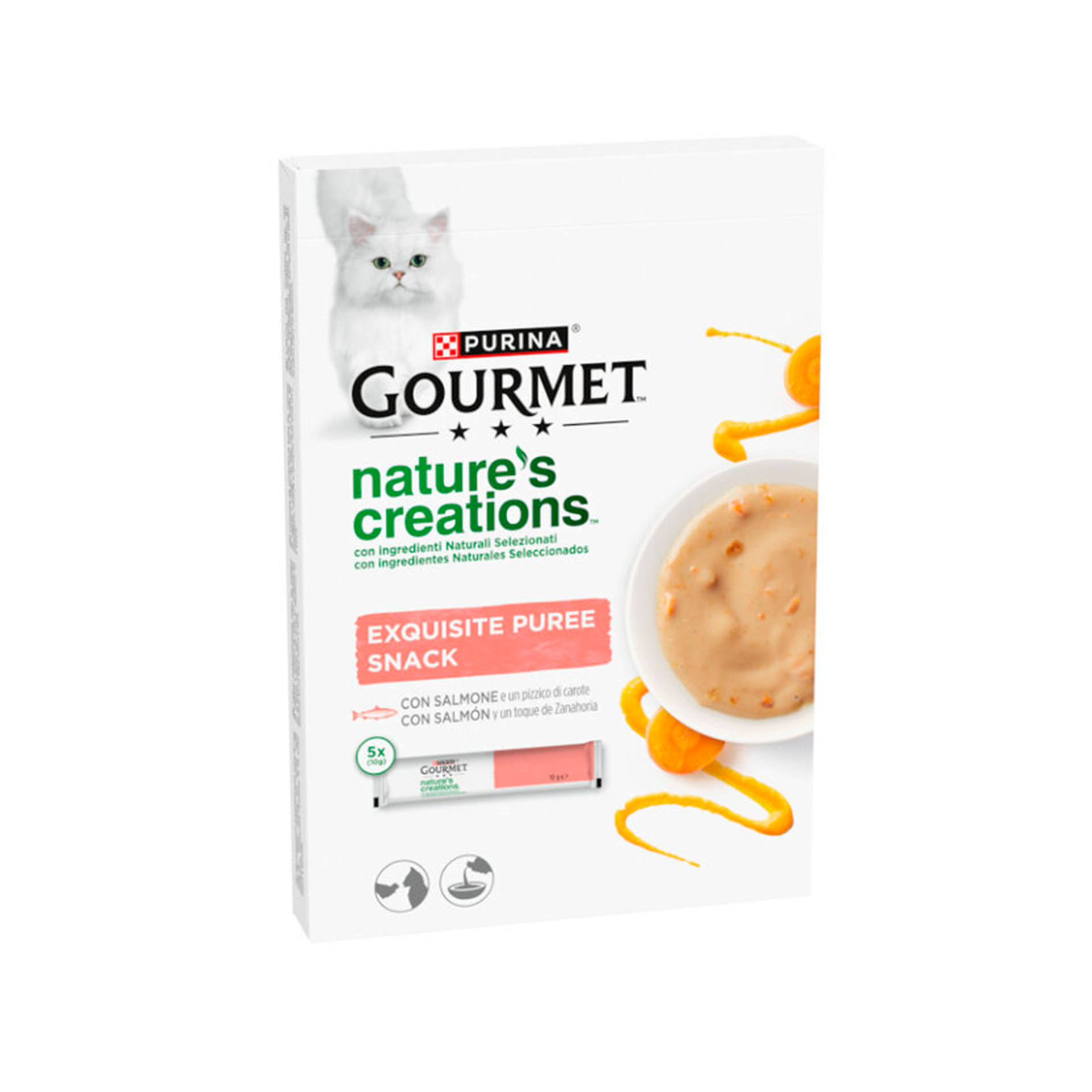 GOURMET NATURE CREATIONS SALMAO - 5X10GR