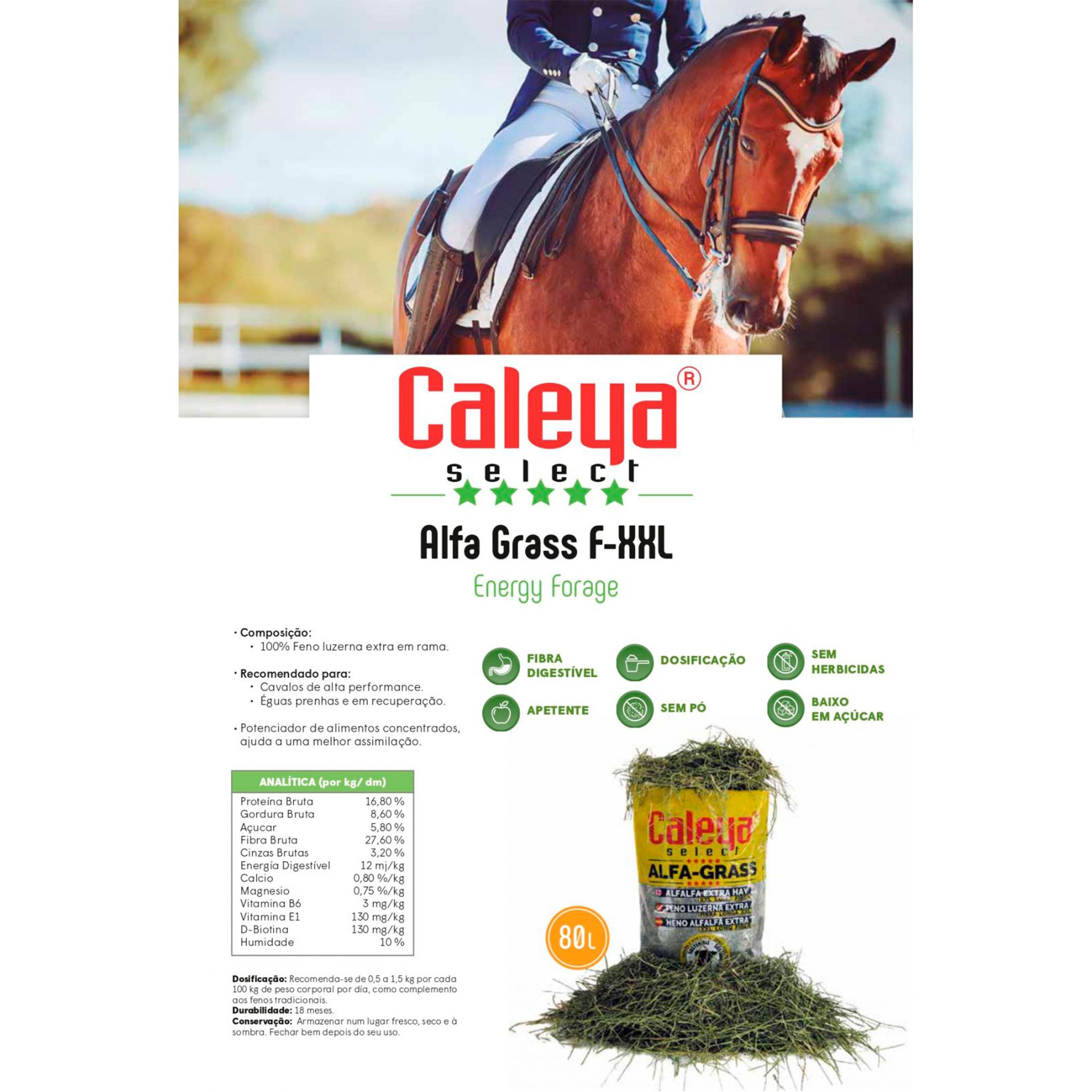 FENO LUZERNA XXL - 80L