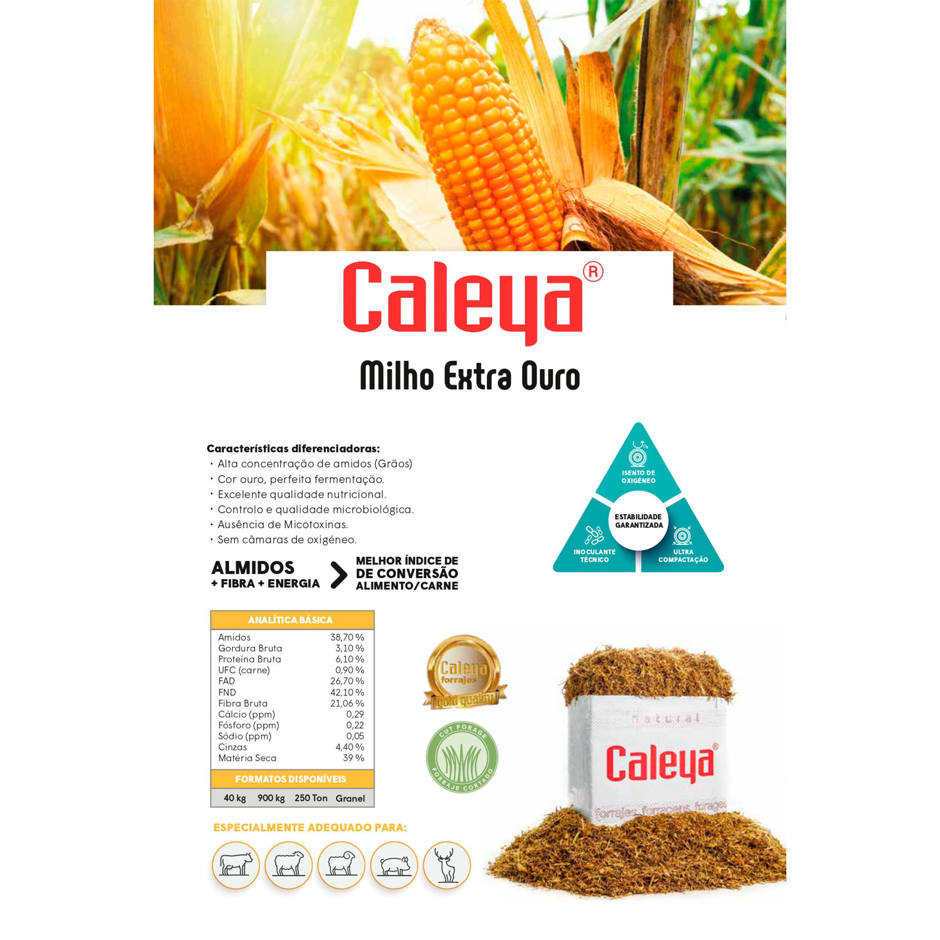 OPEN&FEED MILHO EXTRA ORO - 35KG