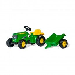 ROLLY TOYS TRACTOR JOHN DEERE C/ ATRELADO