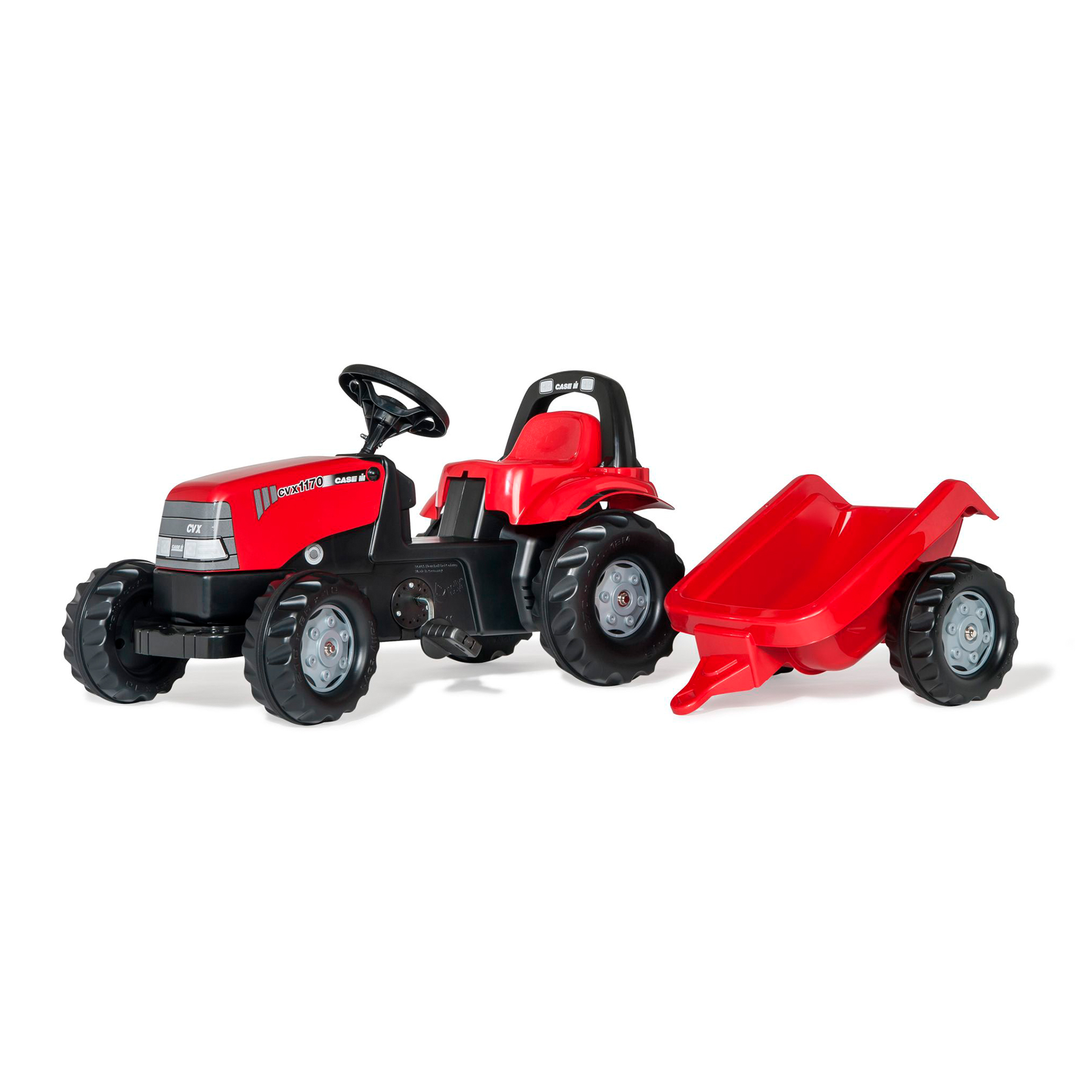 ROLLY TOYS TRATOR CASE C/ PEDAL + ATRELADO