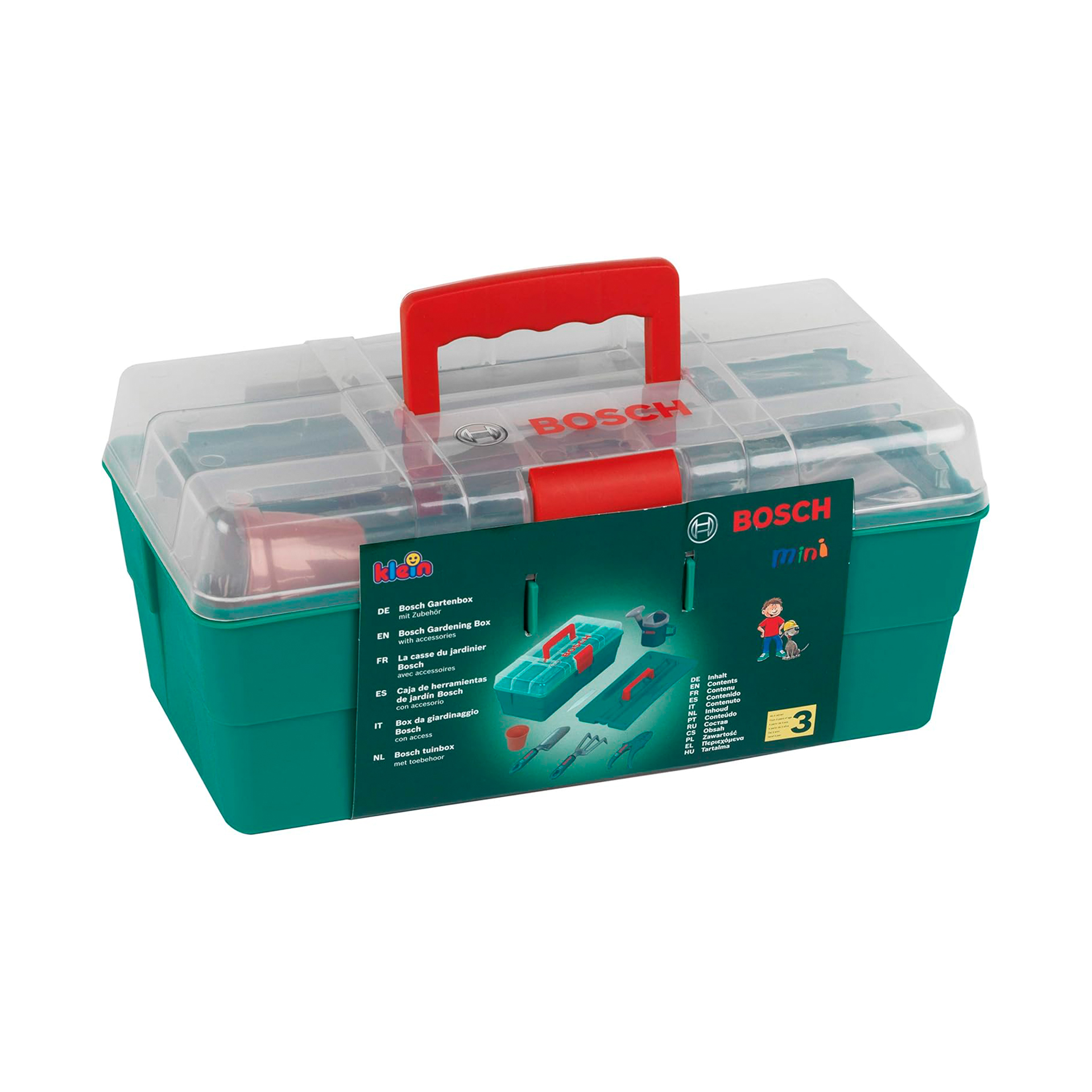 BRINQUEDO CAIXA DE JARDINAGEM BOSCH 6 PEÇAS