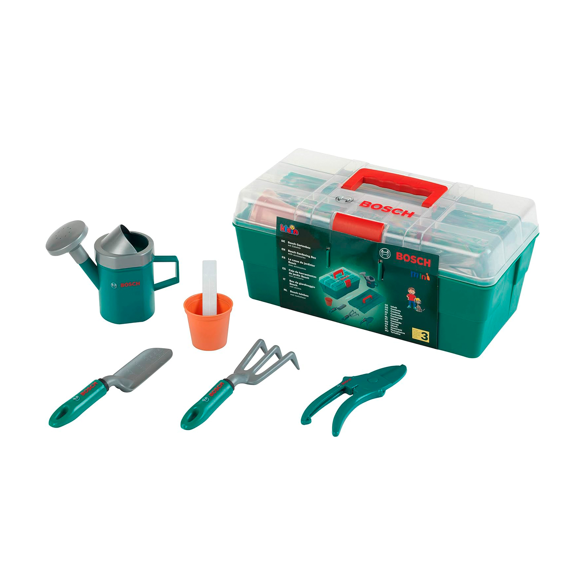 BRINQUEDO CAIXA DE JARDINAGEM BOSCH 6 PEÇAS