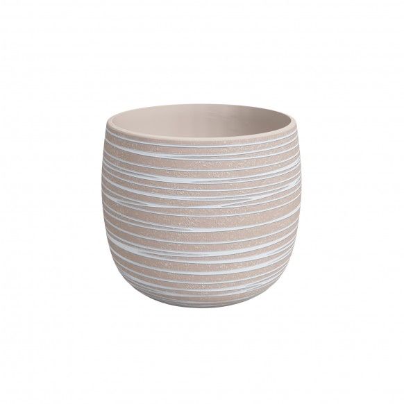 VASO DORIS 20CM CREME
