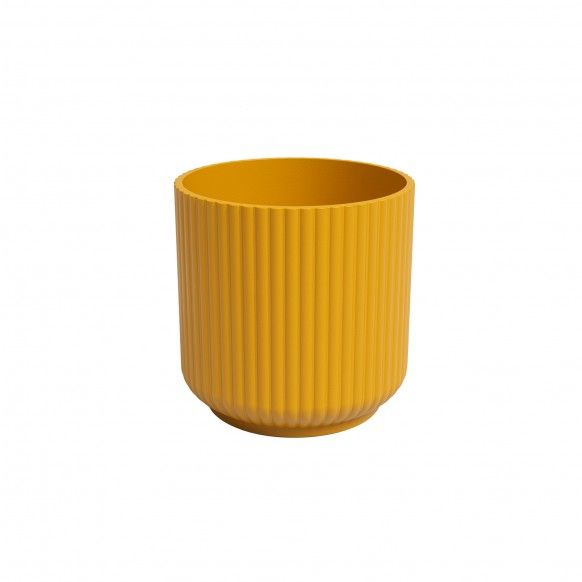 VASO LUNA 15CM AMARELO VASO LUNA 15CM AMARELO