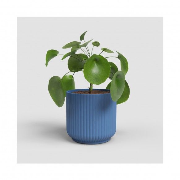 VASO LUNA 15CM AZUL VASO LUNA 15CM AZUL