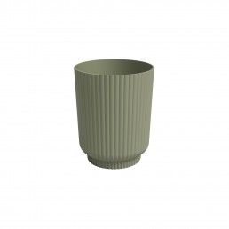 VASO MIAMI WAVY ORQUIDEA 12.5CM VERDE CINZA