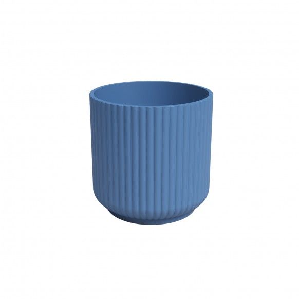 VASO LUNA 15CM AZUL VASO LUNA 15CM AZUL