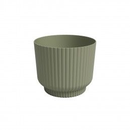 VASO MIAMI WAVY 20CM VERDE CINZA