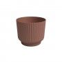 VASO MIAMI WAVY 20CM CASTANHO MOCHA VASO MIAMI WAVY 20CM CASTANHO MOCHA