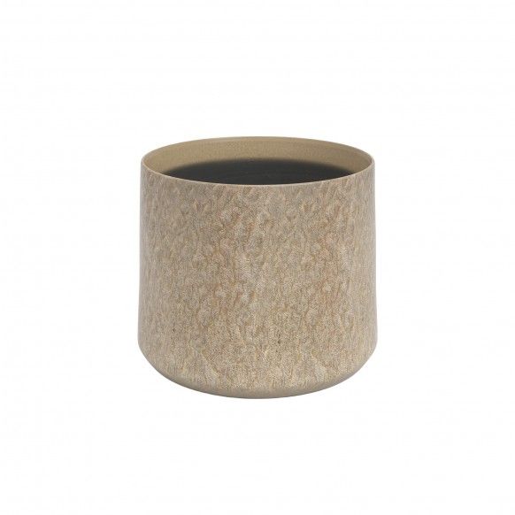 VASO SATURN 20CM BEGE