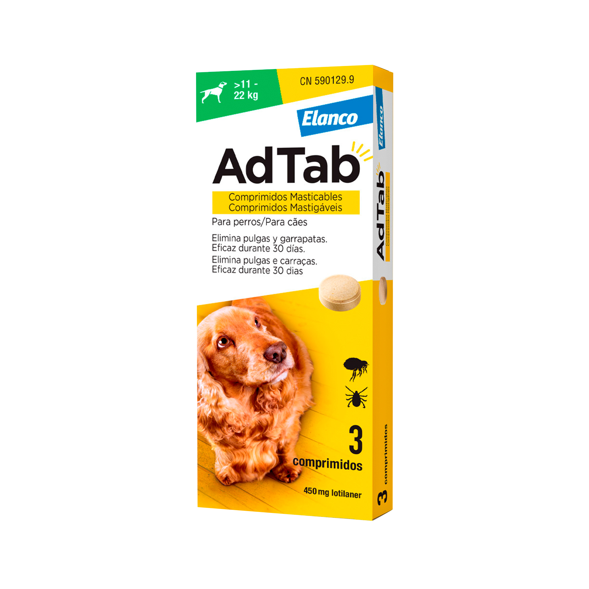 ADTAB CAO 450MG 11-22KG - 3COMP